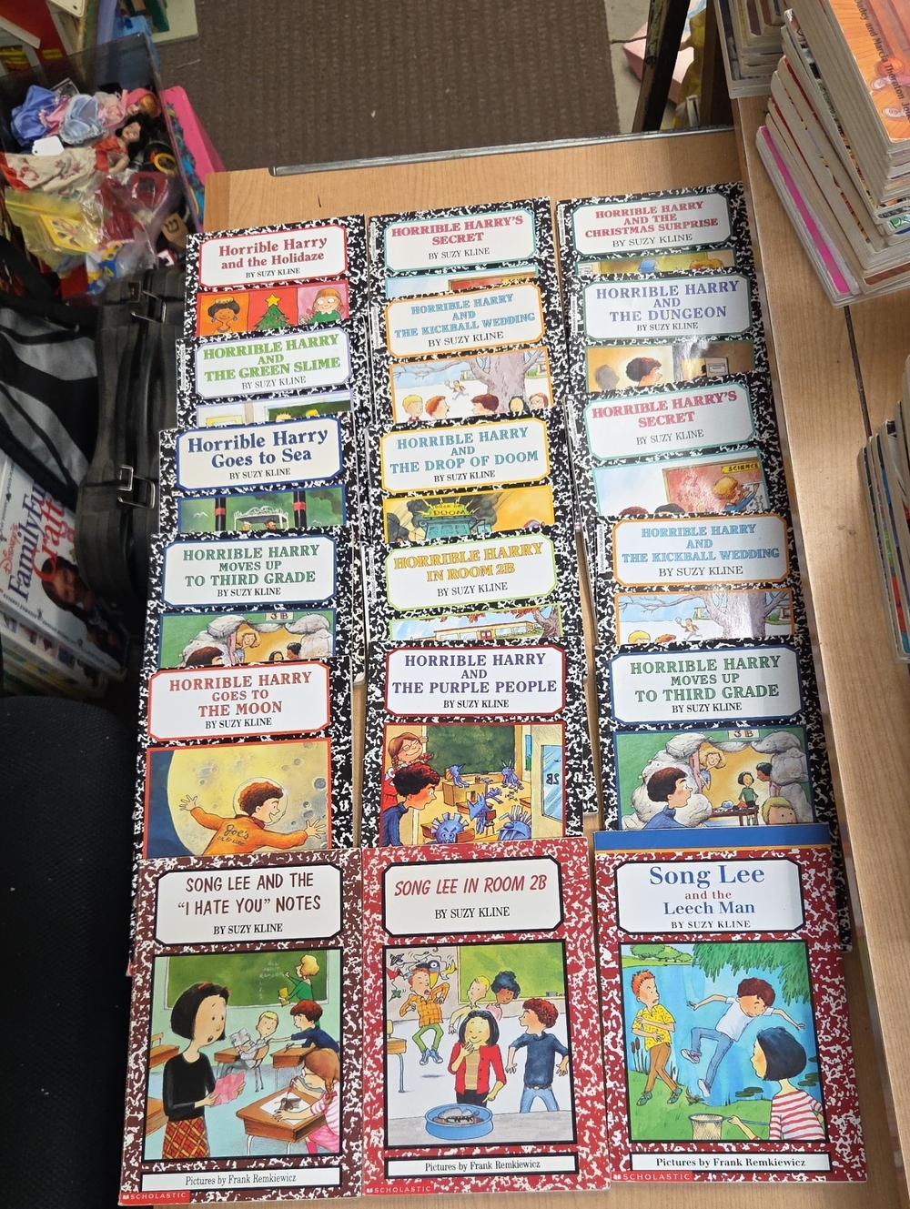 Horrible Harry lot of 18 Scholastic paperback chapter books by Suzy Kline